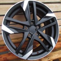 R17x7.5  4X108  ET  25  65.1  XE170  (BK5788)  Black Polished Half Matt (MBHM)  For PEUG  (K2+M)