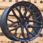 R21x10.5  5X112  ET  38  66.6  HX038  Black Half Matt (BLHM)  For HAXER  (P2)  (Rear+Front)