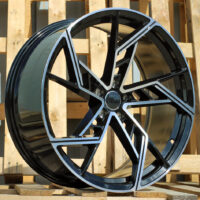 R20x9  5X112  ET  34  66.5  I5611  Black Polished (MB)  For AUD  (P2)  (New ABT Style)