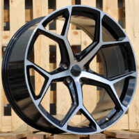 R19x8.5  5X112  ET  40  66.5  I5598  (FBX112)  Black Polished (MB)  For AUD  (K7)  (HYBRID FORGED)