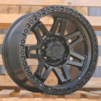 R17x9  6X139.7  ET  0  110.1  FBX053  Black Half Matt (BLHM)  For 4X4  (Z6)  (HYBRID FORGED)