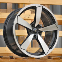 R19x8.5  5X112  ET  32  66.5  F9781  Black Polished (MB)  For AUD  (Z3)  (HYBRID FORGED)