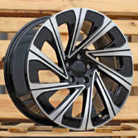 R19x9.5  5X112  ET  51  66.6  H3141F  Black Polished (MB)  For MER  (K7)  (HYBRID FORGED New E class Rear+Front)