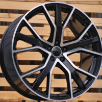 R22x10  5X112  ET  21  66.5  B5131  (FBX133)  Black Polished (MB)  For AUD  (Z5)  (HYBRID FORGED)