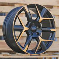 R19x8  5X112  ET  40  57.1  YF6147  Black Polished Half Matt Cooper (MBHMC)  For CUPRA  (K8+Z6)  (HYBRID FORGED)