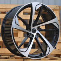 R19x8.5  5X112  ET  39  66.5  XE139  (BK5366)  Black Polished (MB)  For AUD  (K2)