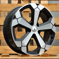 R18x6.5  5X114.3  ET  32  66.1  Y1274  Black Polished Half Matt (MBHM)  For DACIA  (R)  (NEW Model)