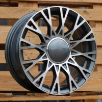 R16x6.5  4X98  ET  35  58.1  Y1283  Grey Polished (MG)  For FIAT  (Z7)  (NEW Model 500)