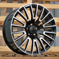 R22x10  5X130  ET  36  84.1  F1070  (FBX349)  Black Polished (MB)  For MER  (M)  (HYBRID FORGED)