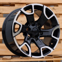 R18x9  6X139.7  ET  12  106.1  I6126  Black Polished (MB)  For TOYOT  (P2)  (4X4)