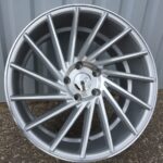 R19x9.5  5X120  ET  38  72.6  LU589  (M7L)  Machined Silver (MS)  For RACIN  (K7)  ((AKC 60 Eur) Style Vossen (Left side))