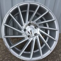 R20x9.5  5X120  ET  38  72.6  LU589  (M7L)  Machined Silver (MS)  For RACIN  (K7)  ((AKC 80 Eur)  Vossen Style (Left ))