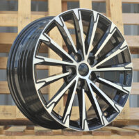 R19x8  5X112  ET  45  57.1  YF0446  Black Polished (MB)  For SKODA  (Z5)  (HYBRID FORGED)