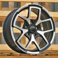 R18x8  5X127  ET  35  71.5  FBX373  Black Polished Half Matt (MBHM)  For JEEP  (Z4)  (HYBRID FORGED)