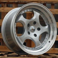 R17x9.5  5X120  ET  20  74.1  L2384  Silver+Polished Lip (SP)  For BMW  (P1)  (REAR+FRONT)