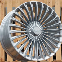 R20x9  5X112  ET  34  66.6  3S198  Silver Shining (SS)  For HAXER  (M)  (HYBRID FORGED (For car Mercedes Benz)(Rear+Front))