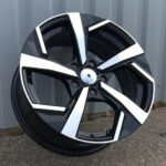 R16x6.5  5X114.3  ET  40  66.1  XE173  (BK5372)  Black Polished (MB)  For NISS  (R+D5)