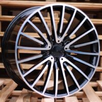 R22x9  5X112  ET  32  66.6  MR532  (IN0235)  Black Polished (MB)  For MER  (K7+P1)  (REAR+FRONT)