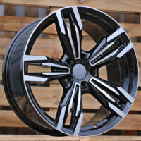 R20x9.5  5X120  ET  38  72.6  BY983  Black Polished (MB)  For BMW  (Z1)  (REAR+FRONT)