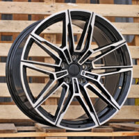 R19x8  5X112  ET  27  66.6  I0294  (FBX164)  Black Polished (MB)  For BMW  (Z5+M)  (HYBRID FORGED)