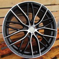 R18x8  5X120  ET  40  72.6  BK796  (BY1304)  Black Polished (MB)  For BMW  (P+Z3)