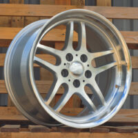 R19x8.5  5X120  ET  15  74.1  A5913  (JT141)  Silver+Polished Lip (SP)  For BMW  (A)  (Rear+Front)