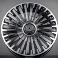 R20x8.5  5X112  ET  32  66.6  Y0425  (YF0425)  Black Polished Half Matt (MBHM)  For MER  (Z5)  ((EQS V297) HYBRID FORGED)
