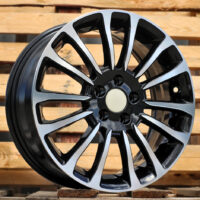 R17x7  5X98  ET  41  58.1  Y1204  Black Polished (MB)  For FIAT  (D4)