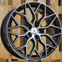 R17x7.5  5X108  ET  40  67.1  B5812  Black Polished (MB)  For RACIN  (K4+R)  (Style Vossen)