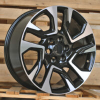 R20x8.5  6X139.7  ET  25  106.1  H957D  Black Polished (MB)  For 4X4  (K7)  (HYBRID FORGED)