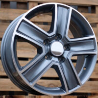 R16x6.5  5X160  ET  58  65.1  BK473  Grey Polished (MG)  For FORD  (R+D5)  (4x4 (max 1250kg))