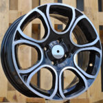 R15x6  4X98  ET  35  58.1  B5164  Black Polished (MB)  For FIAT  (K4)