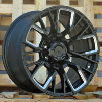 R17x9  6X139.7  ET  0  110.1  JT256  Black Matt (BM)  For 4X4  (K3)  (MB+Milling Spoke)