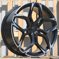 R19x8.5  5X112  ET  40  57.1  I5572  (FBX220)  Black Polished Half Matt (MBHM)  For CUPRA  (Z5)  (HYBRID FORGED)