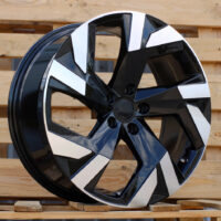R19x8  5X112  ET  40  57.1  FBX230  Black Polished (MB)  For SKODA  (K8)  (HYBRID FORGED)