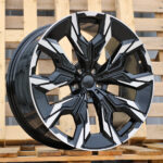 R21x8.5  5X112  ET  32  66.6  A5915  (YF5716)  Black Polished (MB)  For BMW  (Z7+M+Z5)  (HYBRID FORGED New 5 Series VIII / i5 (G60/G61/G68) Rear+Front)