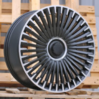R21x9.5  5X112  ET  30  66.6  H3286F  Black Polished Half Matt (MBHM)  For MER  (Z3)  ((EQS SUV X296) HYBRID FORGED)