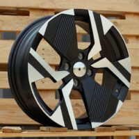 R17x6.5  4X108  ET  32  65.1  YF6148  Black Polished Half Matt (MBHM)  For PEUG  (P2)  (HYBRID FORGED)