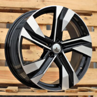R19x7.5  5X108  ET  50.5  63.4  SF502  Black Polished (MB)  For VOLVO  (K7+Z7)  (HYBRID FORGED)