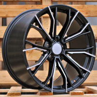 R19x8.5  5X120  ET  33  72.6  A5385  (XFE290)  Black Half Matt (BLHM)  For BMW  (P1)  ((REAR+FRONT))