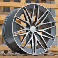 R21x11  5X112  ET  47  66.6  FBX387  Grey Polished (MG)  For MER  (Z7)  (HYBRID FORGED Rear+Front)