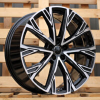 R21x8.5  5X112  ET  34  66.5  3S1277  Black Polished (MB)  For AUD  (K2)  (HYBRID FORGED)