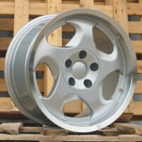 R17x9  5X120  ET  17  74.1  B2417  Silver+Polished Lip (SP)  For BMW  (Z1)  (Rear Right)
