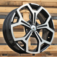 R17x6.5  5X114.3  ET  50  66.1  B5409  Black Polished (MB)  For DACIA  (L1+P+P2)