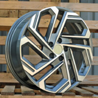 R19x7.5  5X114.3  ET  51  67.1  FBX345  Grey Polished (MG)  For HYUND  (Z6)  (HYBRID FORGED)