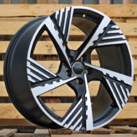 R22x9.5  5X112  ET  36  66.5  I5639  Black Polished Half Matt (MBHM)  For AUD  (Z5)  (Q8 E-tron)