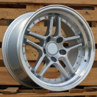 R17x8.5  5X120  ET  30  72.6  A5863  Silver+Polished Lip (SP)  For BMW  (P)  (Rear+Front)