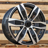 R16x7  6X130  ET  50  84.1  YF6153  Black Polished (MB)  For MER  (M)  (HYBRID FORGED (max 1200kg))