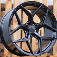 R20x8.5  5X112  ET  25  66.5  HX04F  Black (BL)  For HAXER  (Z4)  (HYBRID FORGED (Max Load 815kg.))