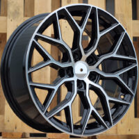 R18x8  5X114.3  ET  40  73.1  B5812  Black Polished (MB)  For RACIN  (P2+P)  (Style Vossen)